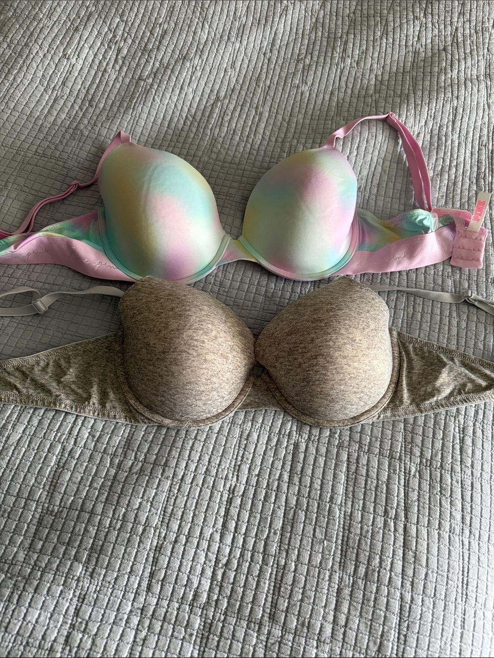 Women’s PINK Victoria’s Secret T-Shirt Bras - bundle of 2